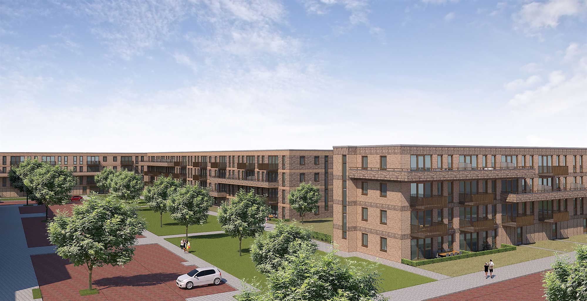 KBM Groep sloopt en bouwt in Haarlemse wijk Parkwijk